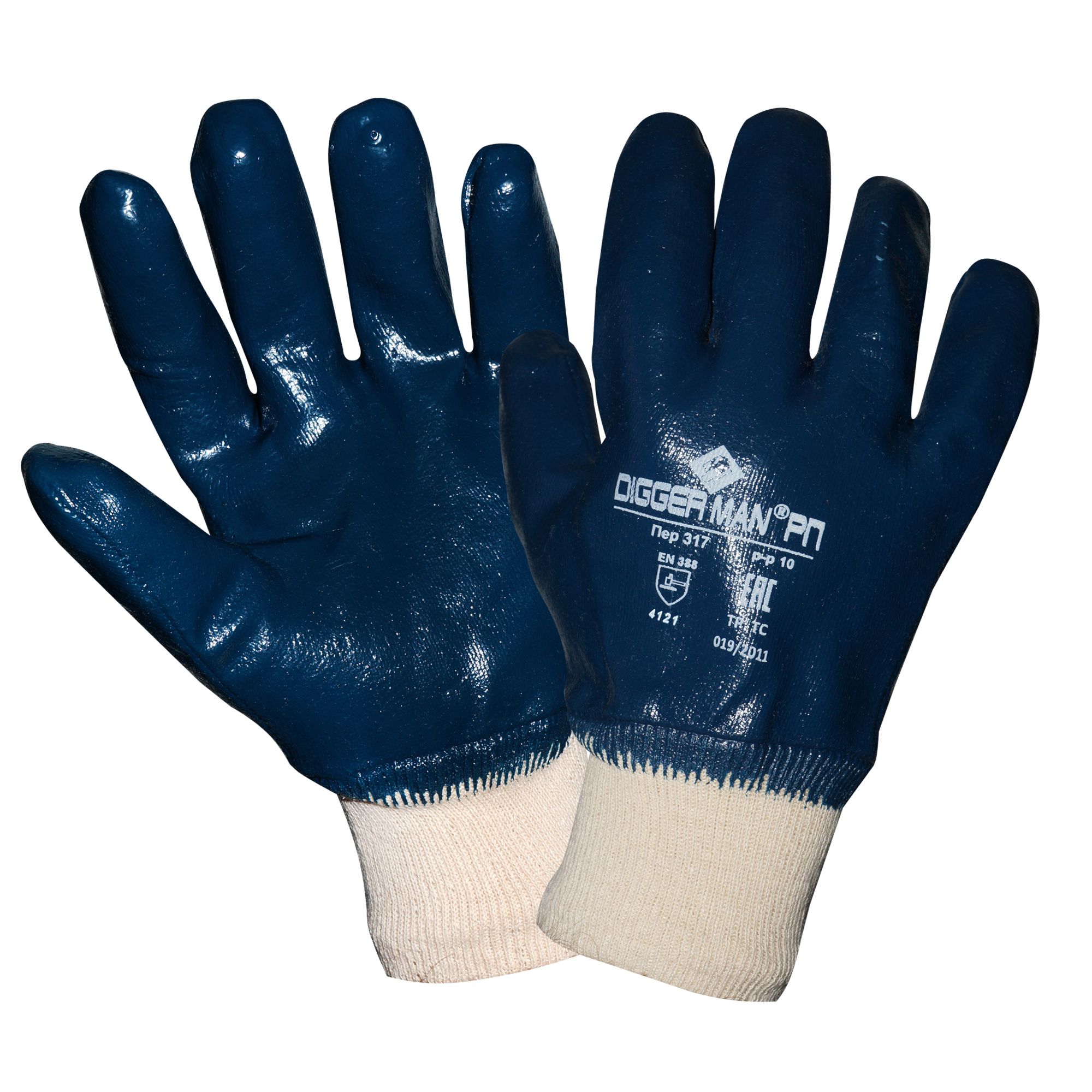 Перчатки нитриловые манжет резинка